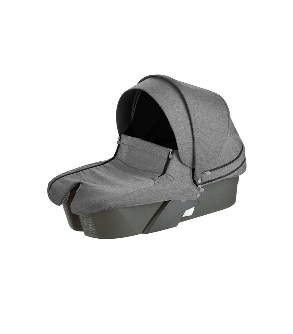 Stokke footmuff black melange on sale